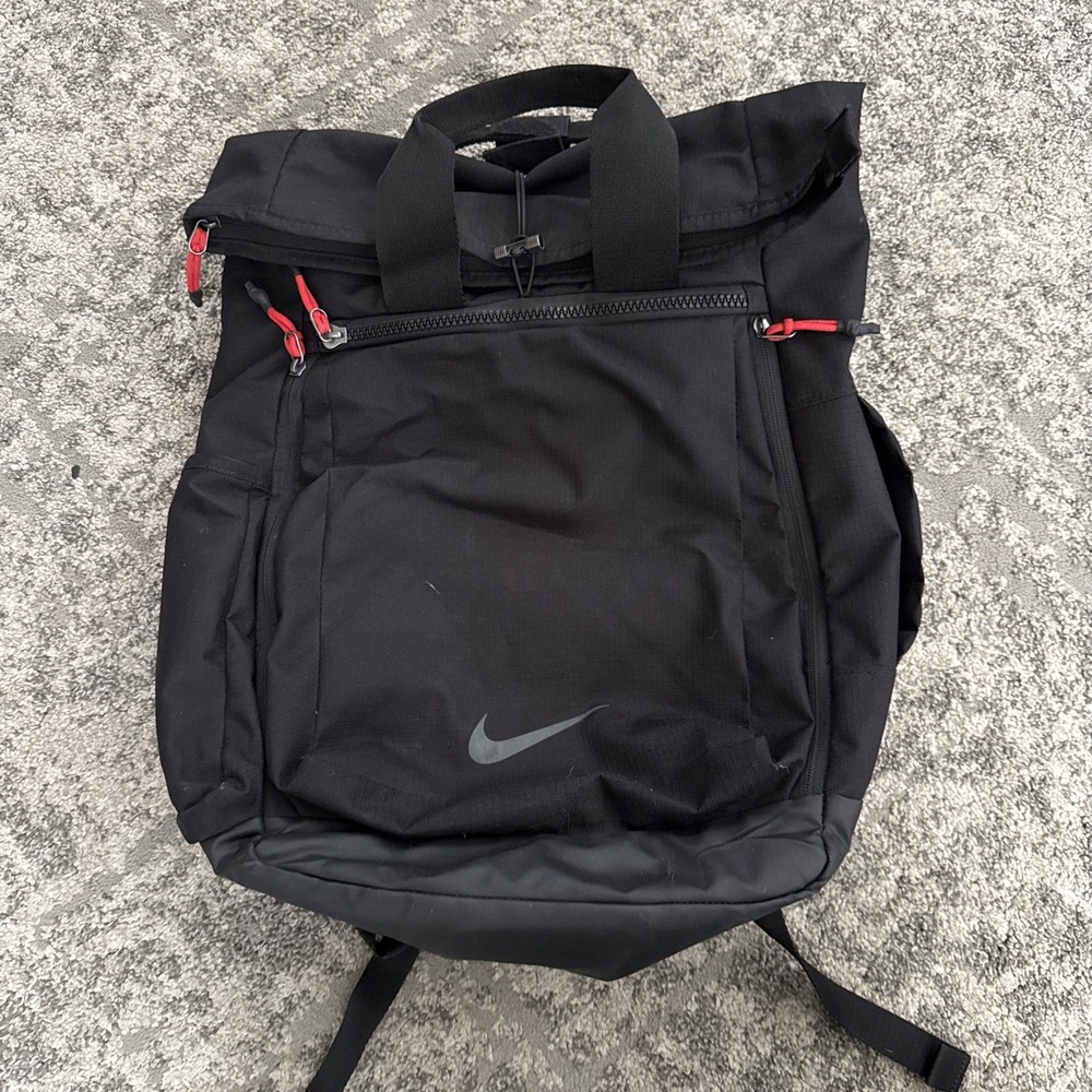 Nike‎ Sport Golf Backpack (BA5784-010) Black & Red Bag